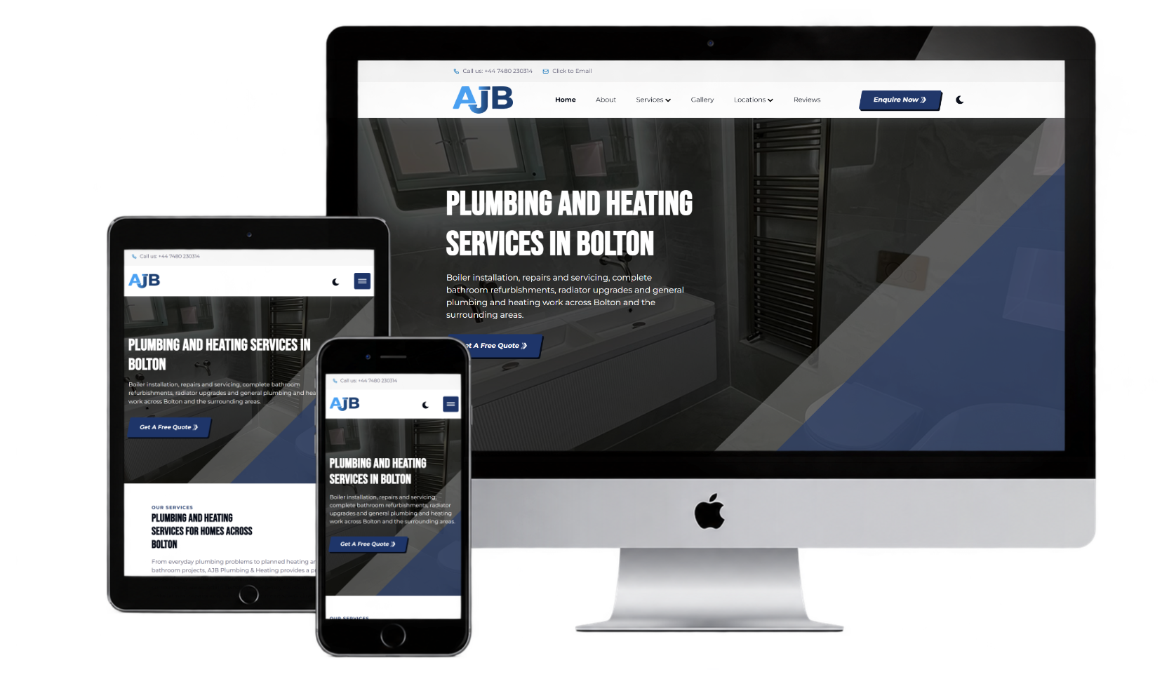 AJB website preview