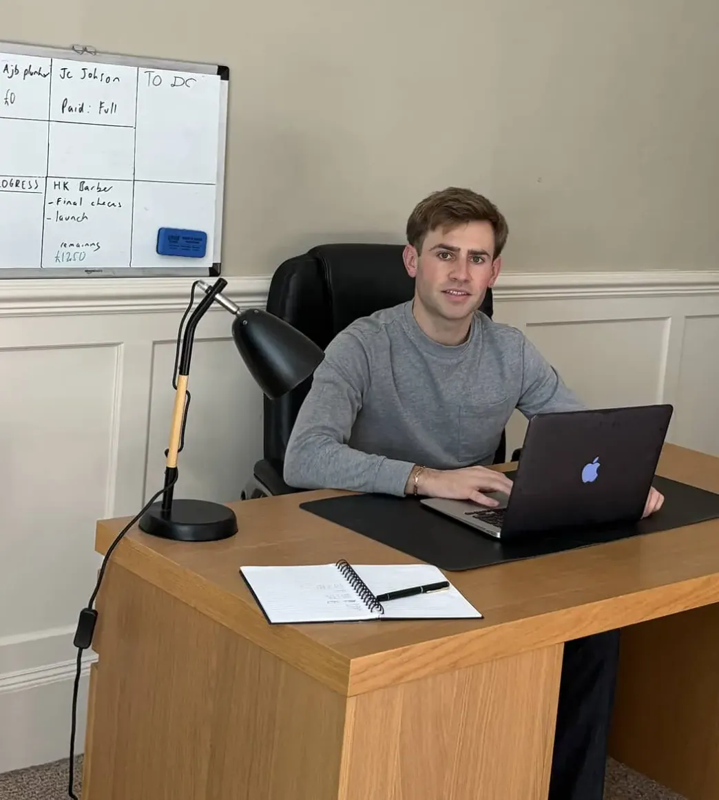 Portrait of Joe Loughran, web designer